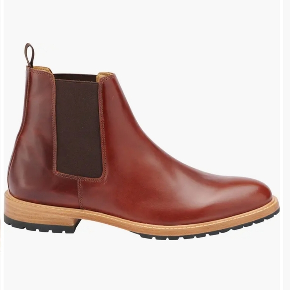 Nisolo Mens Marco Everday Chelsea Boot in Tobacco - Size 12 - Picture 2 of 4